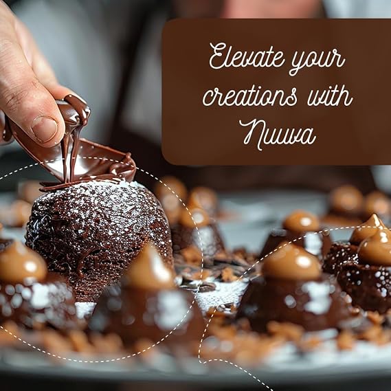 Nuuva Foods Premium Dulce de Leche Authentic Creamy Caramel Spread Perfect for Desserts, Baking, and Spreading, Caramel, Carmel Syrup, Dulce De Leche Syrup - 2.5 lbs