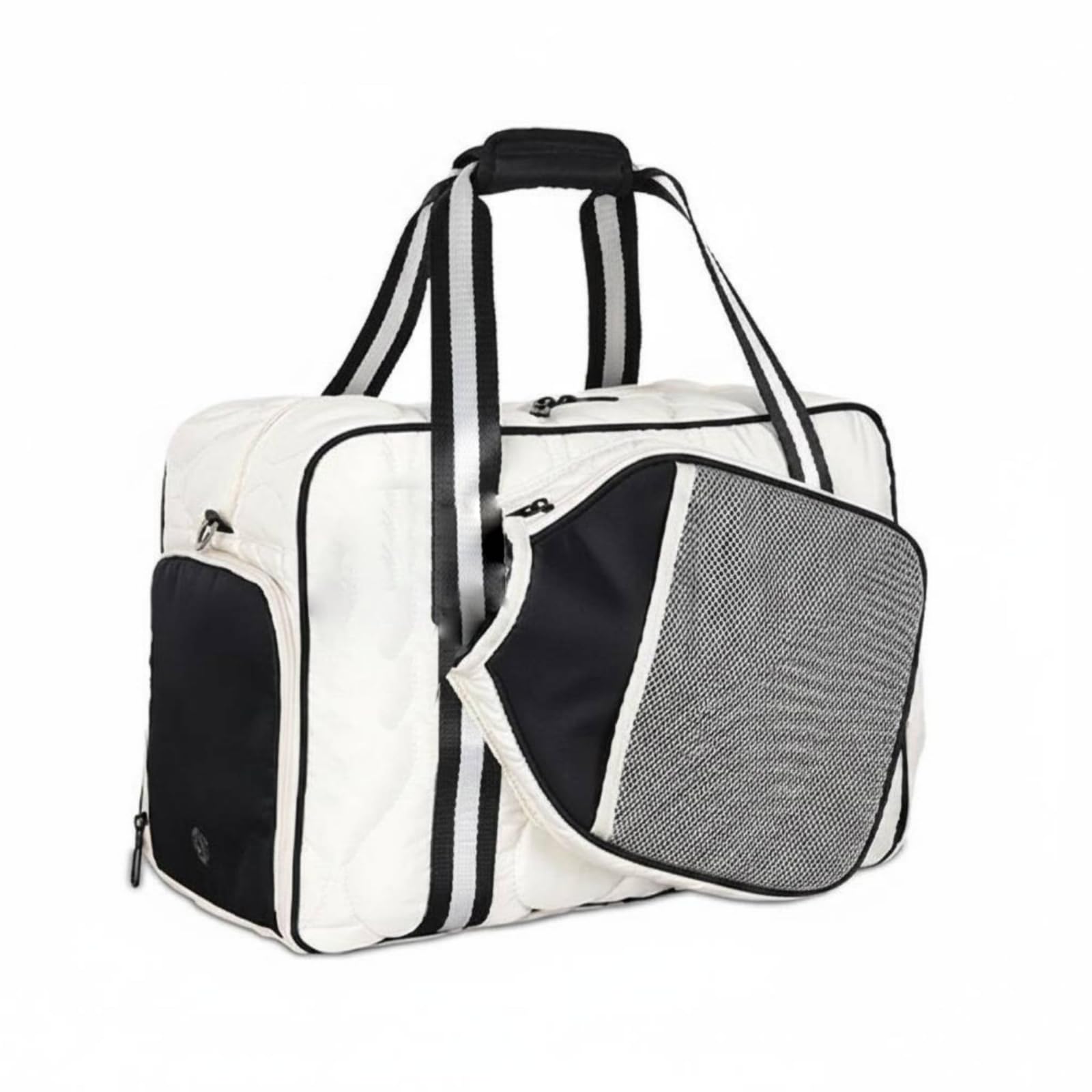 Bolsa de Tenis con Mochila Portarraquetas Bolsa Deportiva Bolsa de Pickleball de Poliéster Liviano y Forma Estructurada