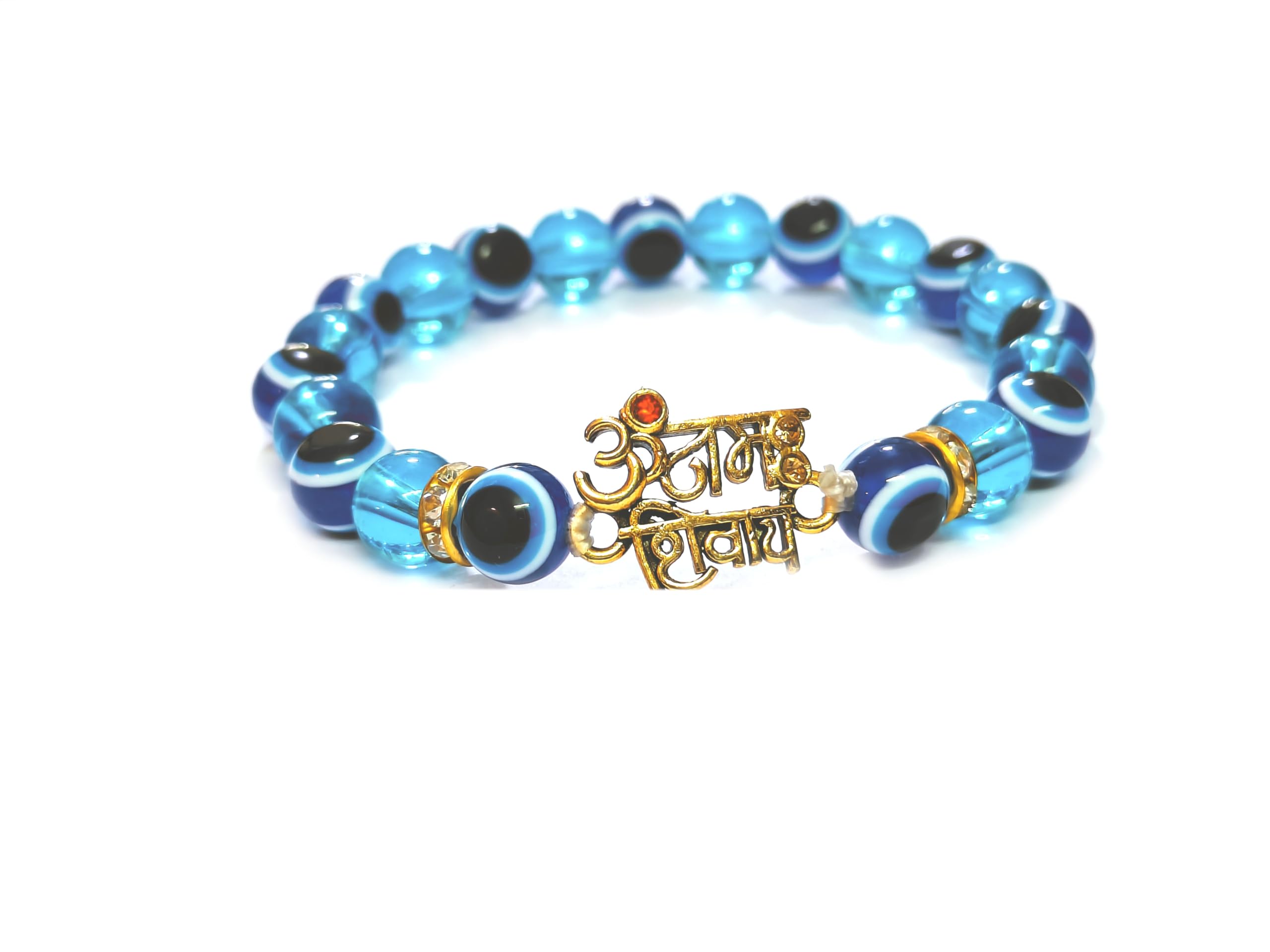 ASTROGHAR Om Namah Shivaye Mantra Shiv Shakti Mahadev Rudraksh Lucky Crystal Bracelet (B0DF37Q2T9) Amazon Price History, Amazon Price Tracker