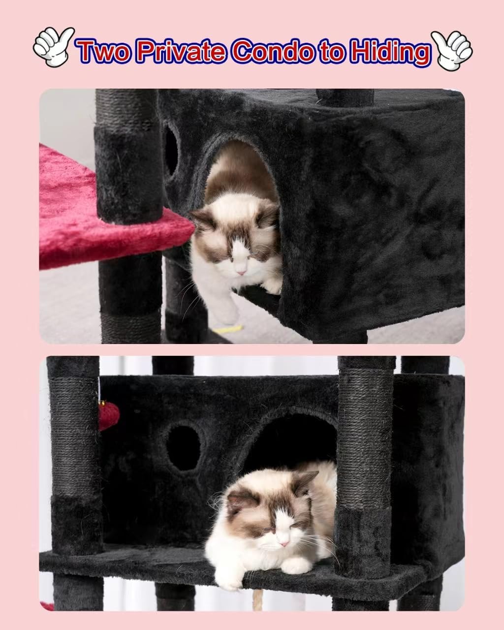 Anti-tip kit for Gitelsnour Cat Tree Tower.