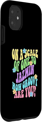 Miniatura 9 de iPhone 14 JAZMIN Personalized Name Cute Retro Girls Groovy Birthday Case