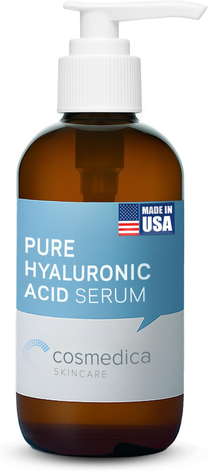 Hyaluronic Acid Serum for Skin 100% Pure-Anti-Aging Serum - Intense Hydration + Moisture, Non-greasy, Paraben-free Hyaluronic Acid for Your Face 8 oz