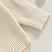 Big Brother Little Brother Big Sister Little Sister Knit Sweater Onesie Sibling Matching Outfit Fall Winter Clothes (Lil Sis-Beige Apricot Onesie, 0-3 Months)