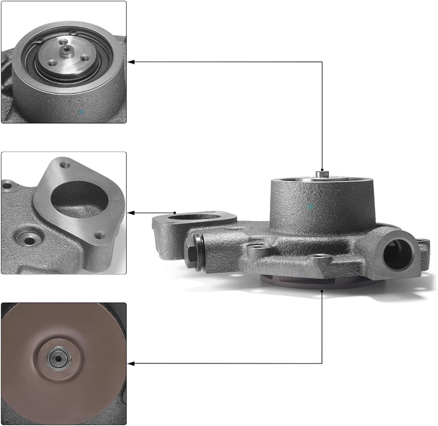 RE505981 Water Pump for John Deere Engine 4.5L 4045