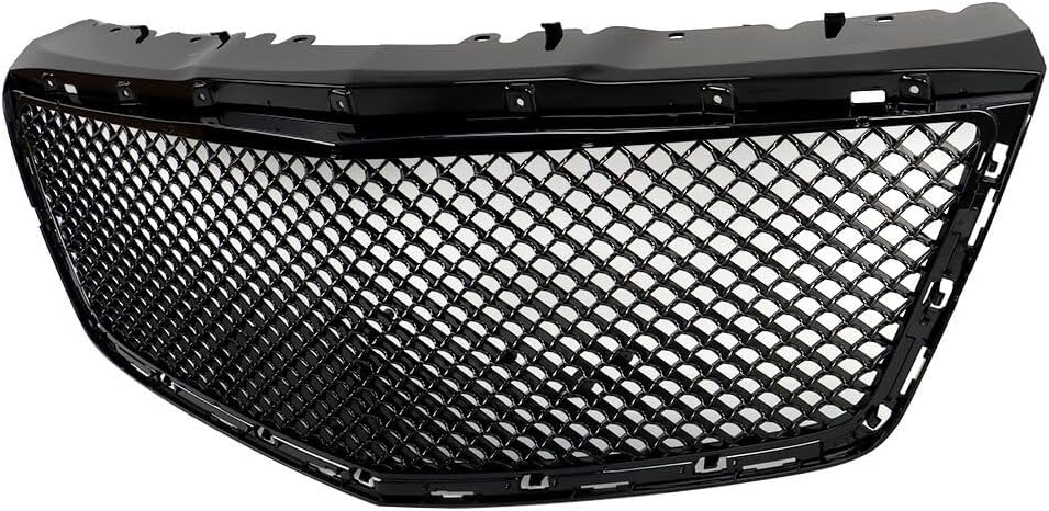 Black Gloss Black Mesh Front Bumper Grille for Cadillac CTS Sedan 2014-2019 -... Transform your sedans front-end style and boost engine cooling with our **Front Upper Bumper Grille**a premium Gloss Black, Mesh-style Replacement For Grille Assembly exclusively designed for 2014-2019 Cadillac CTS Sedan models. This durable Plastic grille blends sleek aesthetics with practical.. Gloss Black Mesh Front Bumper Grille for Cadillac CTS Sedan 2014-2019 -...
