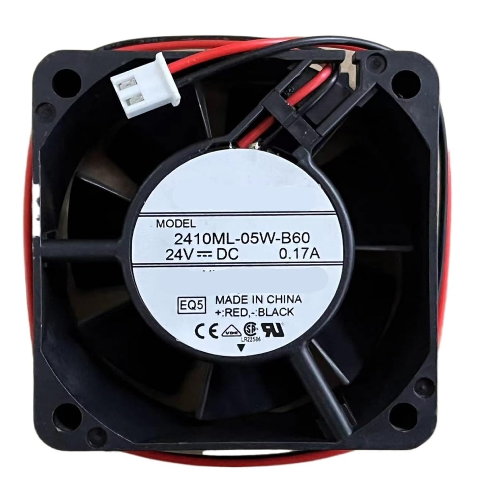 FSBNMNXPQ 2410ML-05W-B60 DC 24V 0.17A 6CM 6025 cooling fan 2 wire
