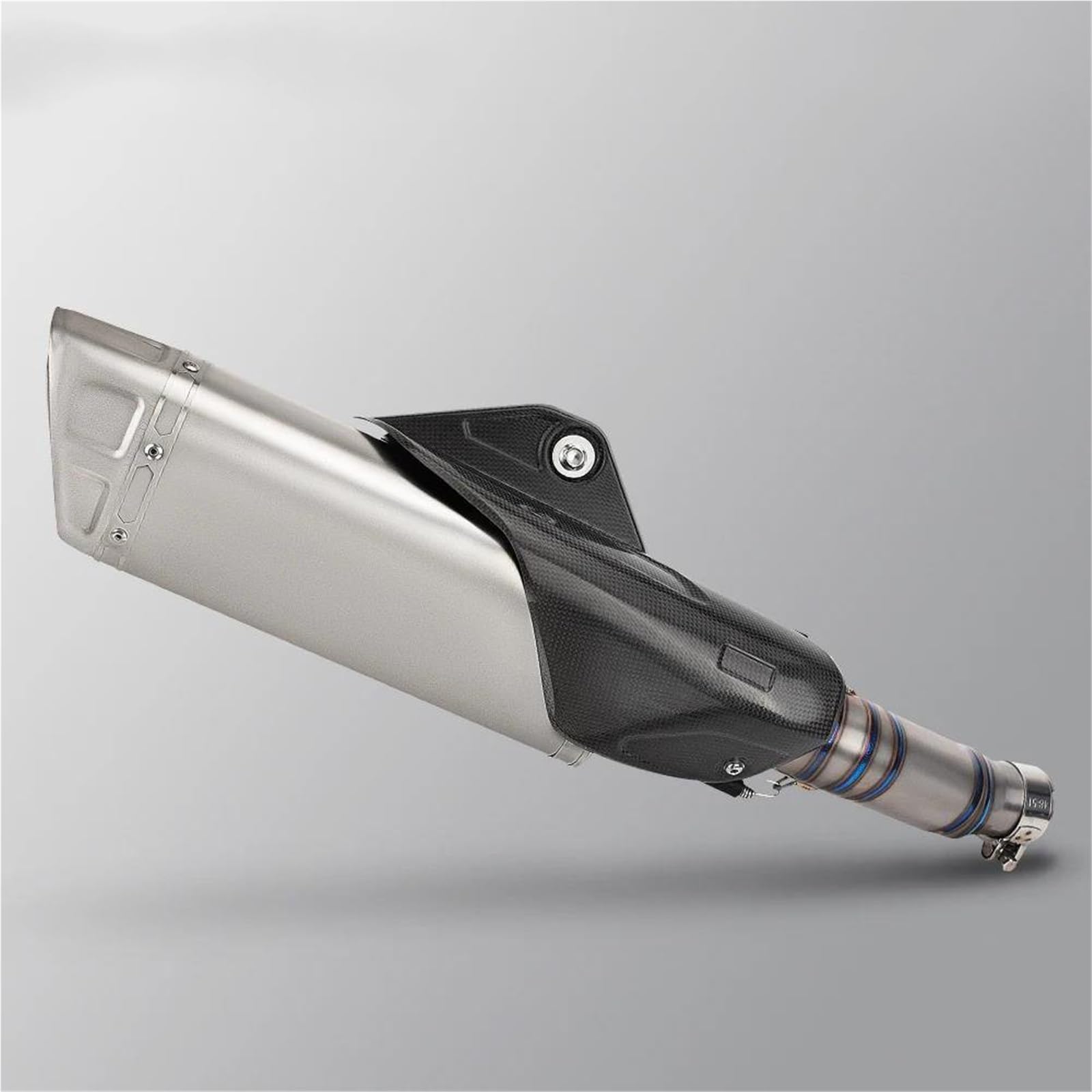 Tuyau mi-queue carbone pour Yamaha YZF-R6, idéal sorties piste - 8