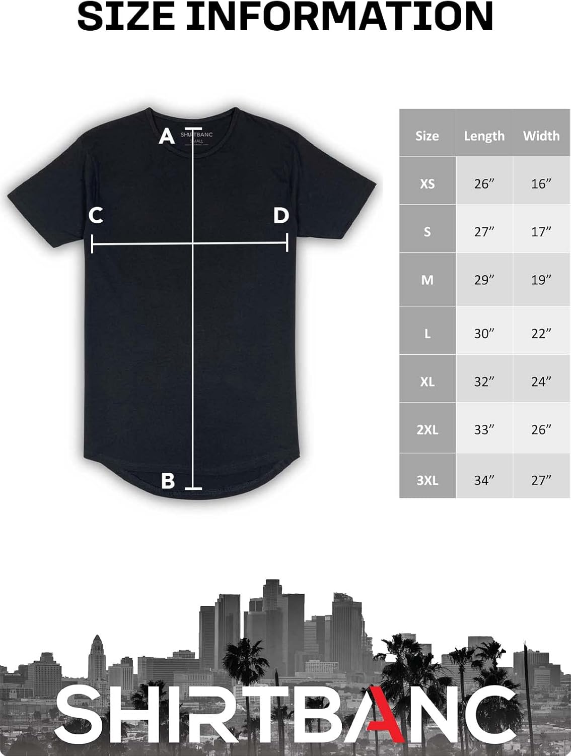 ShirtBANC Mens Hipster Hip Hop Long Drop Tail T Shirts Dropcut Shirt Long Line Shirt Small White 3 Pack