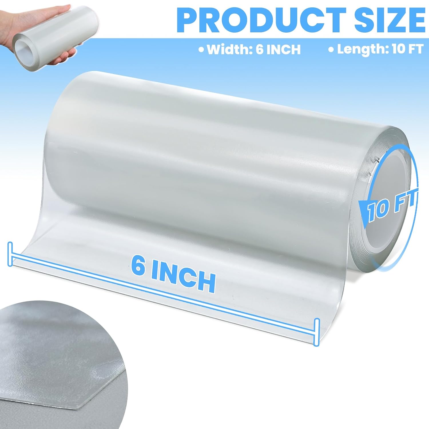 Heavy Duty Repair Tape for Fabric, RV Roof, Underbelly, Tent, Boat, Plastic