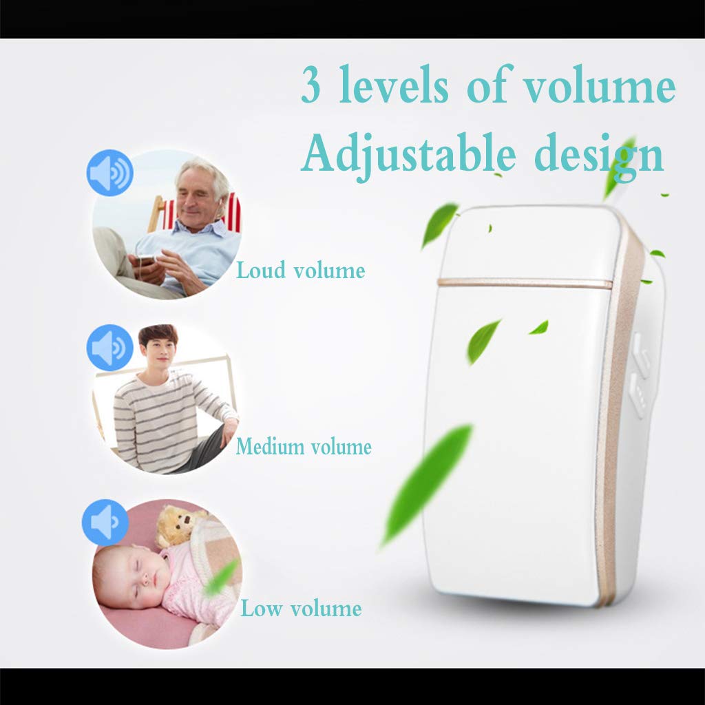 Timbre De Puerta Inalámbrico, Enchufe De Pared IP44 Kit De Timbre De Puerta Inalámbrico A Prueba De Agua con Alcance De 200 M, 38 Timbres Y Volumen De 3 Niveles, 1 Receptor 2 Transmisor,Plata