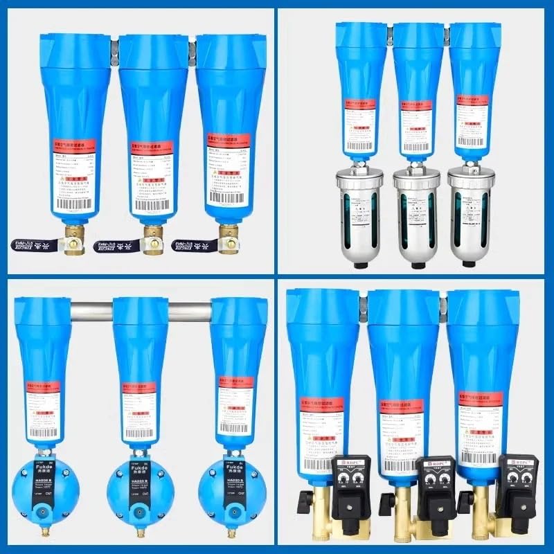 Oil-Water Separator Filter kit QPSC 015/024/032/060 Air Compressor Accessories Compressed air Precision Filter Dryer(035QPS AD402-04)