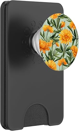 Miniatura 7 de PopSockets PopGrip estándar de flores de caléndula colorida floral
