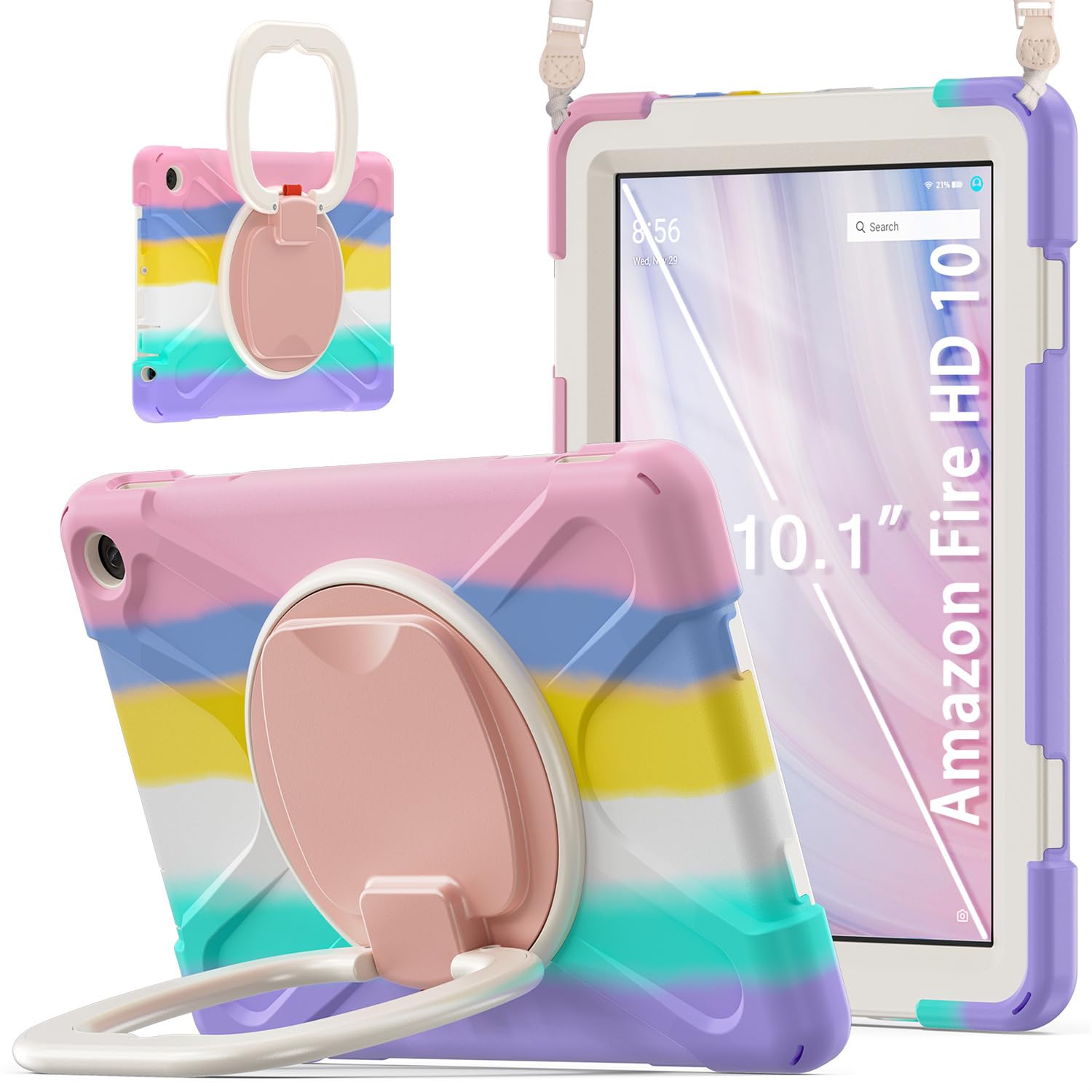Housse Fire HD 10 JZ rose pour transport et usage extérieur - 8