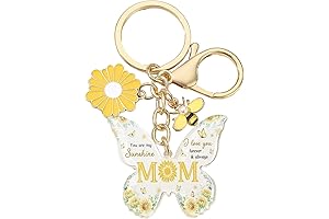 Butterfly Mother's Day Keychain: A Touch of Nature for Your Mom
