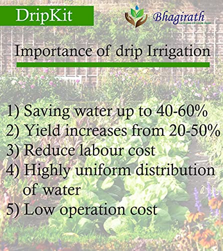 Image of BHAGIRATH-Drip Irrigation Garden Watering Drip Kit (150 Plants)