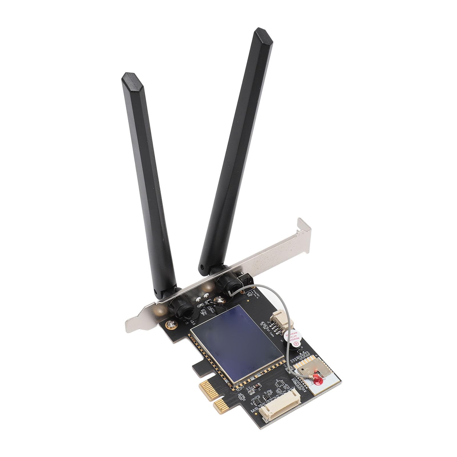 Carte WiFi PCIe, Double Bande 2,4g 5G Blue Tooth 4.2 Contrôle de l'application avec des Antennes 6DBI pour Les PC de Bureau