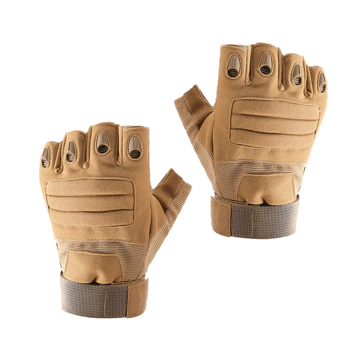 PartyKindom Men's Half-Finger Gloves Winter Riding Gloves for Cycling Breathable Outdoor