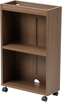 Amazon.co.jp: イーサプライ マルチラック 本棚 スリム キャスター付き