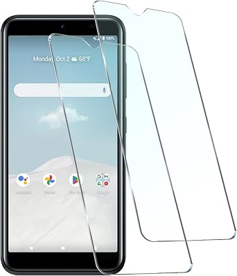 For Vortex ZG55 Glass Screen Protector Tempered [ 2-Pack ], 9H Hardness HD Clear Vortex ZG55 Tempered Glass Flim [Anti-fingerprint Anti-Shatter] Anti-Scratch NO Bubble Case Friendly 2.5D Edge