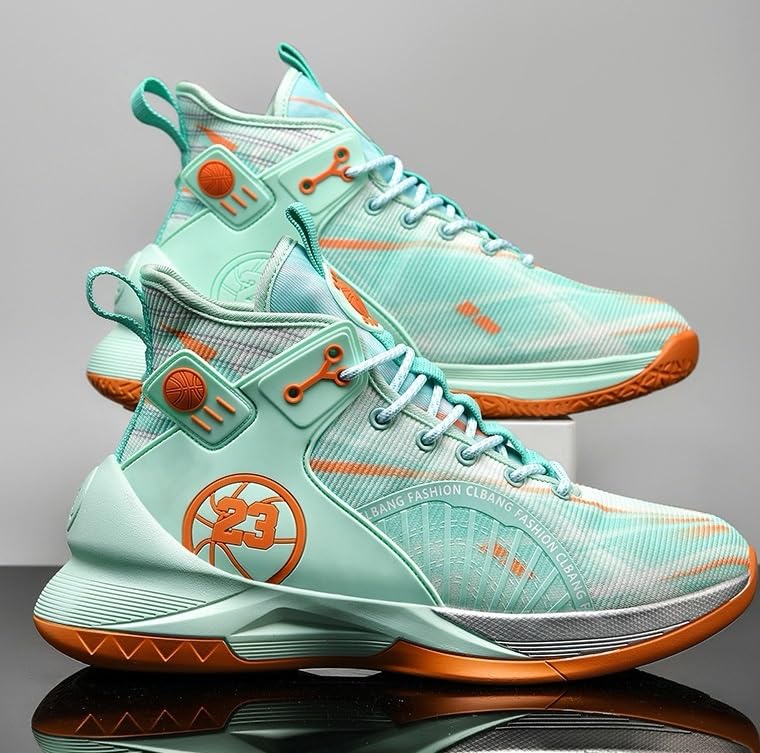 Zapatos de baloncesto de caña alta ligeros para evitar el cansancio y los resbalones 4