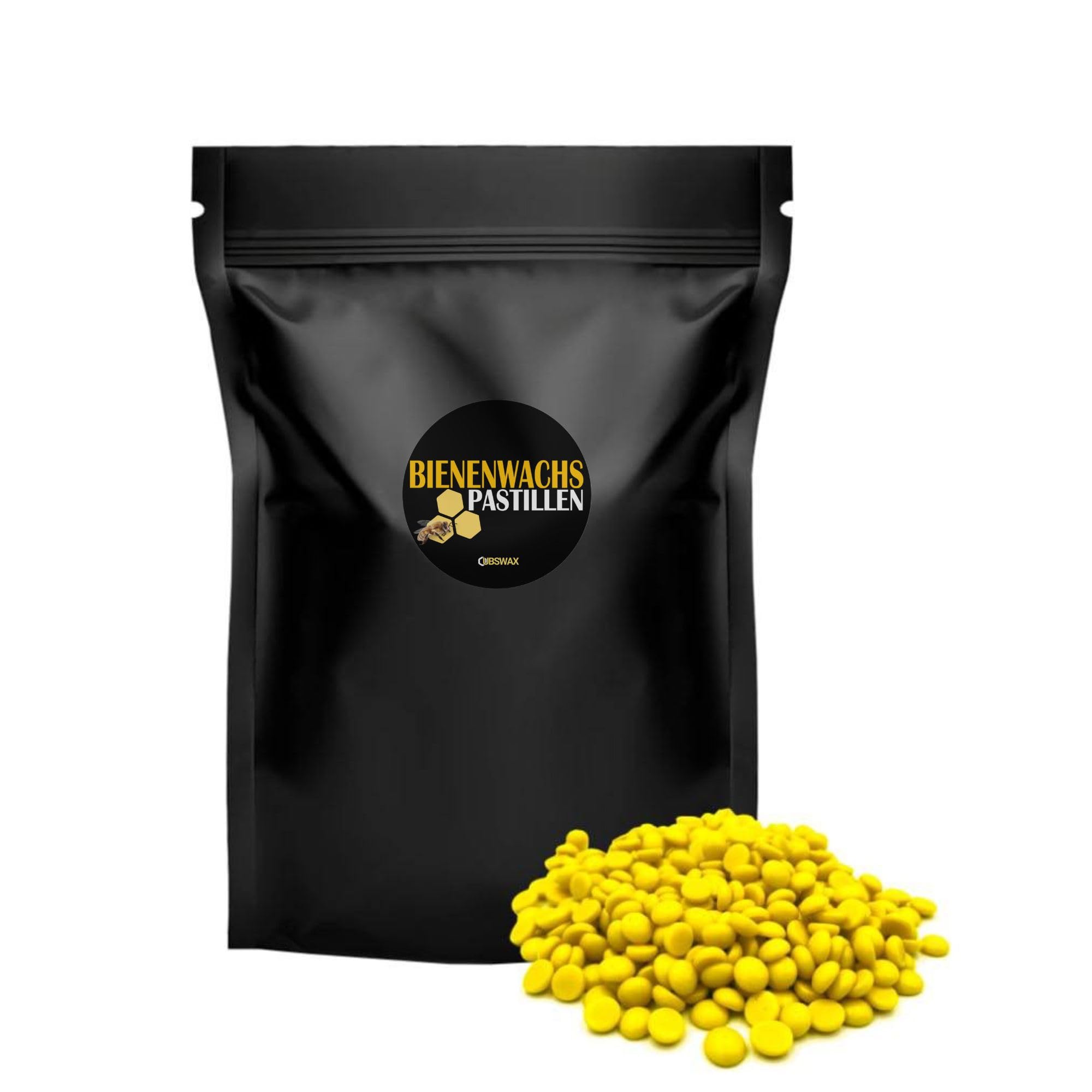 Cire d'abeille en pastilles 1kg pour fabrication bougie et cosmétique diy