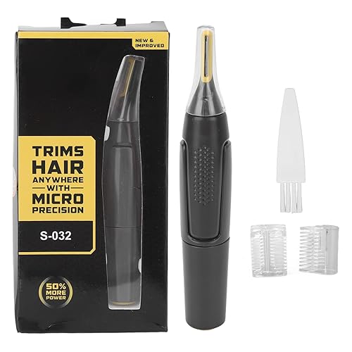 Recortadora eléctrica para hombre, cabezal de corte desmontable y lavable, doble cuchilla, máquina de eliminación de pelo de bajo ruido con
