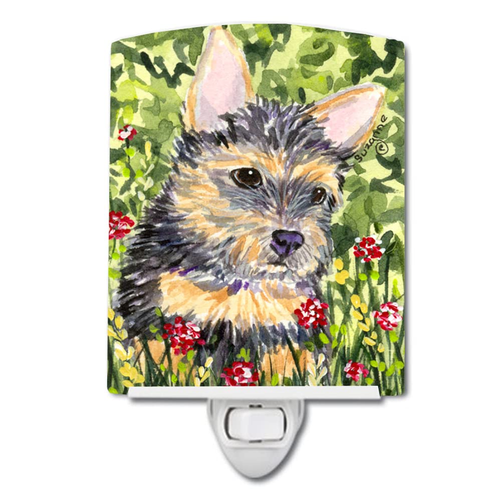 Carolines Treasures Ceramic Night Light, Norwich Terrier, UL-Certified, 6x4x3