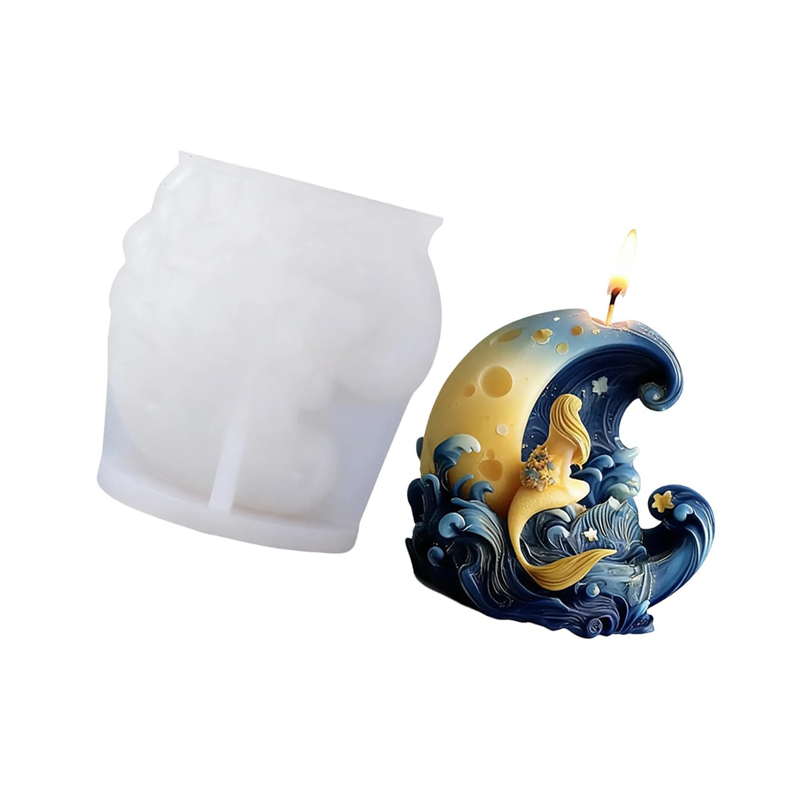 carotoe Silicone Making Molds, Owl Epoxy Resin Casting Mold for Aromatherapys Soap Making Home Art Decors Aromatherapys Mold