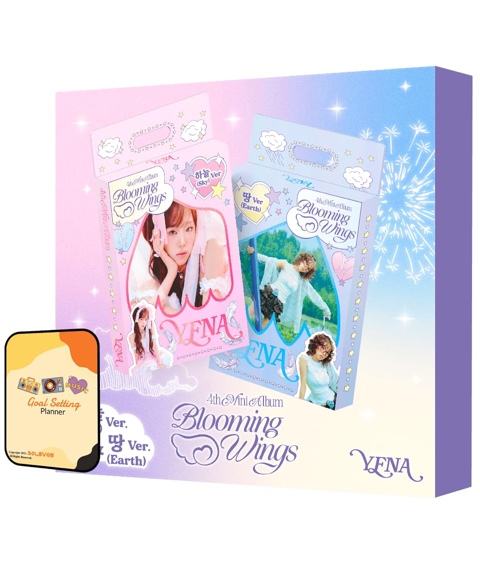YENA Album - Blooming Wings Sky ver.+Pre Order Benefits+BolsVos Exclusive Idol-Inspired Giveaways Package