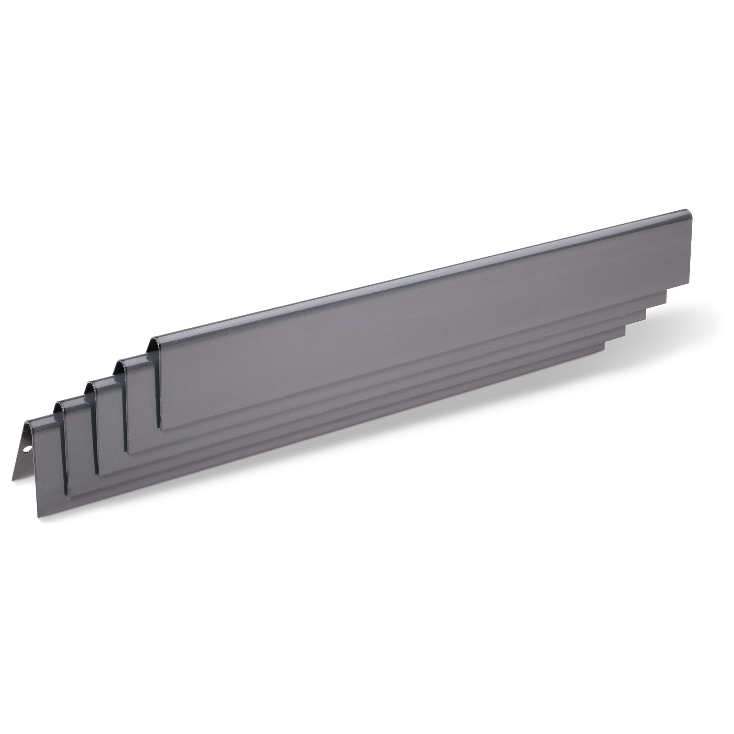 Weber Flavorizer Bars esmaltadas para Spirit Serie 200 hasta 2012 / Set de 5 Barras de Acero con Esmalte de Porcelana para Calor Uniforme, Negro (7534)
