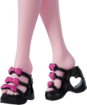 مجموعة دمى وإكسسوارات Monster High Self-Scare Secrets Draculaura مع 13 مفاجأة واقعية مثل بكرة الوجه العاملة ولوحة المزاج القابلة للتعديل JHK43