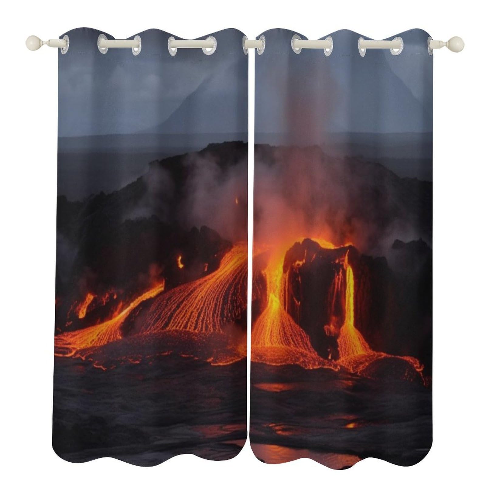 Rideau occultant salon et chambre isolant thermique Kilauea