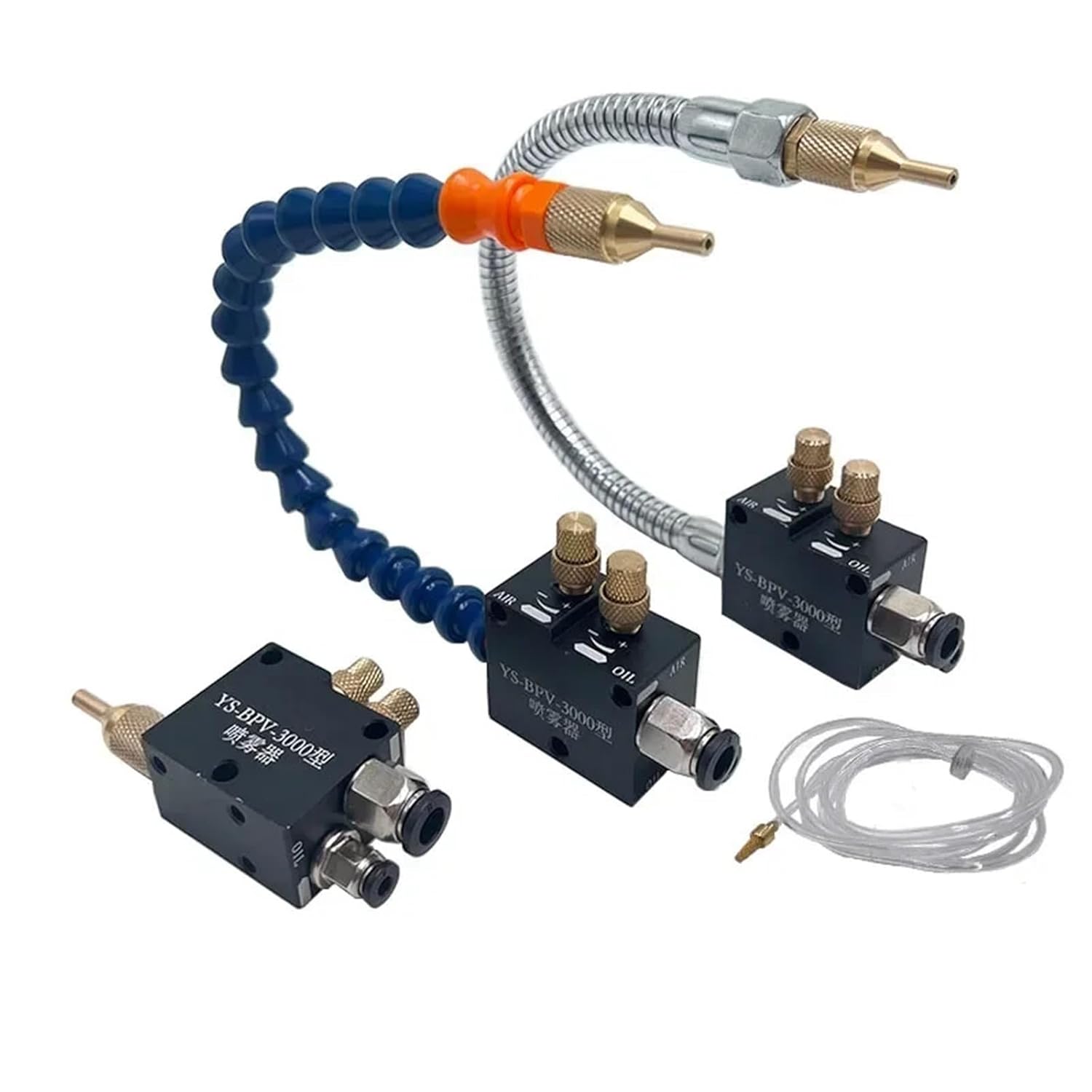 1pcs CNC Mist Coolant System Hoses Cooling Lathe Milling Drill Tool Lubrication Spray Unit Engraving Machine Nozzle(No Magnet)