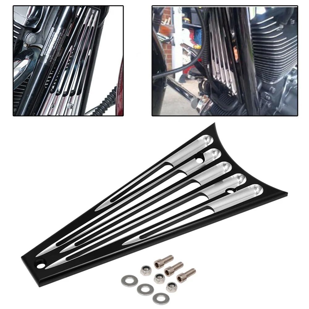 Osłona chłodnicy motocykla CNC aluminiowa rama osłona pasuje do Harley Touring FLHT FLHR FLTR FLHX 2009-2013