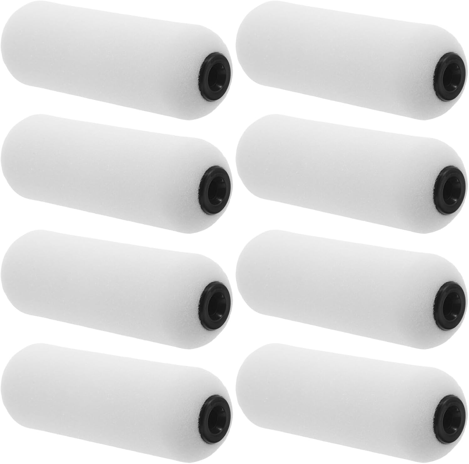 8 Piece Lotion Applicator Sponge Head Roller Replacement for Back