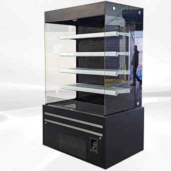 Commercial Refrigerator Open Air Vertical Merchandiser 48" Wide Grab And Go Display Cooler CF-1200
