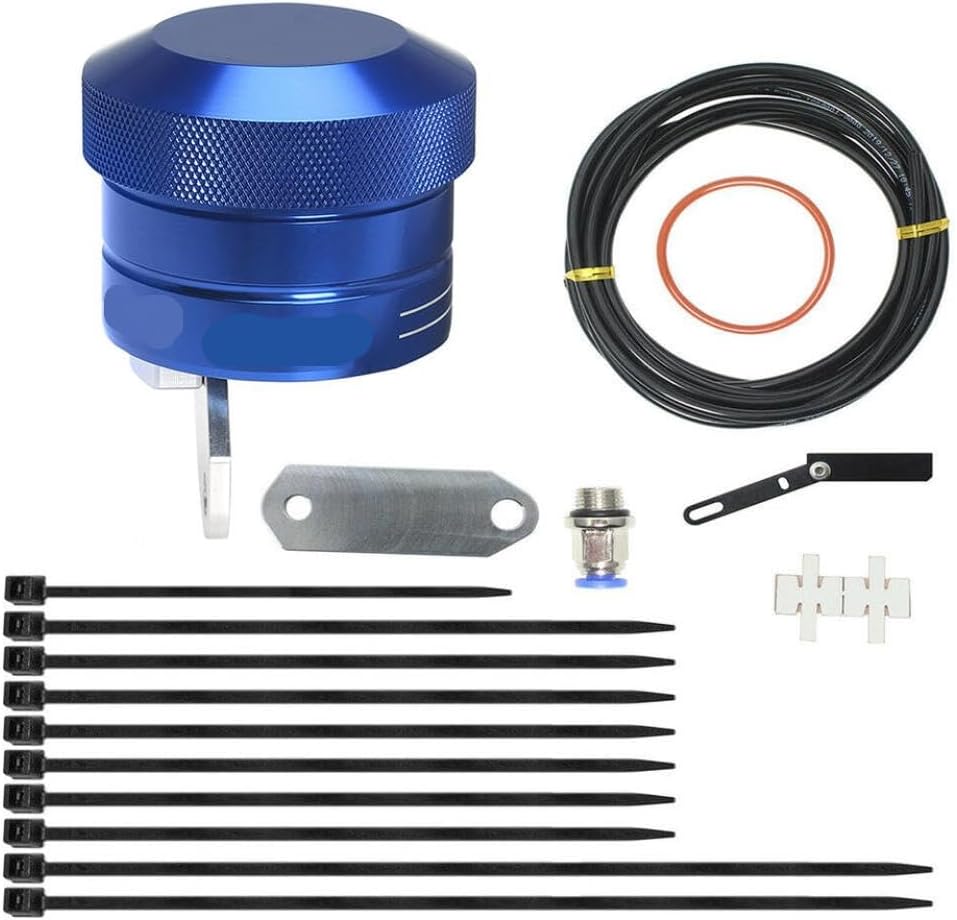 Motorcycle Chain Lubricator Oil System Compatible with Universal Motorcycle Models(Blue)