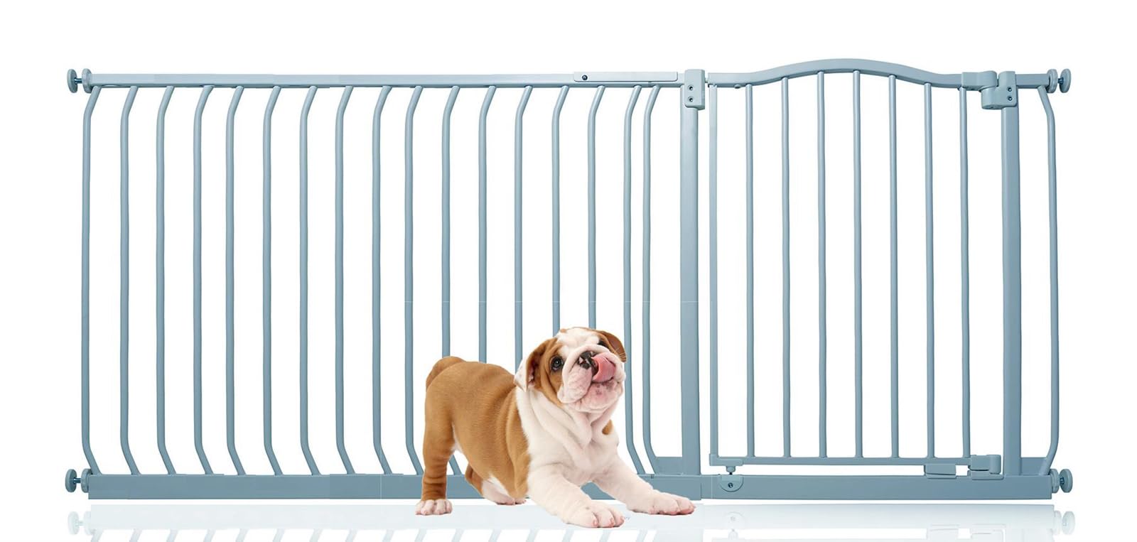 Bettacare Curved Top Dog Gate, 161cm - 170cm, Matt Black, Pressure Fit Pet Gate for Puppy and Dog, Easy Installation — view 71