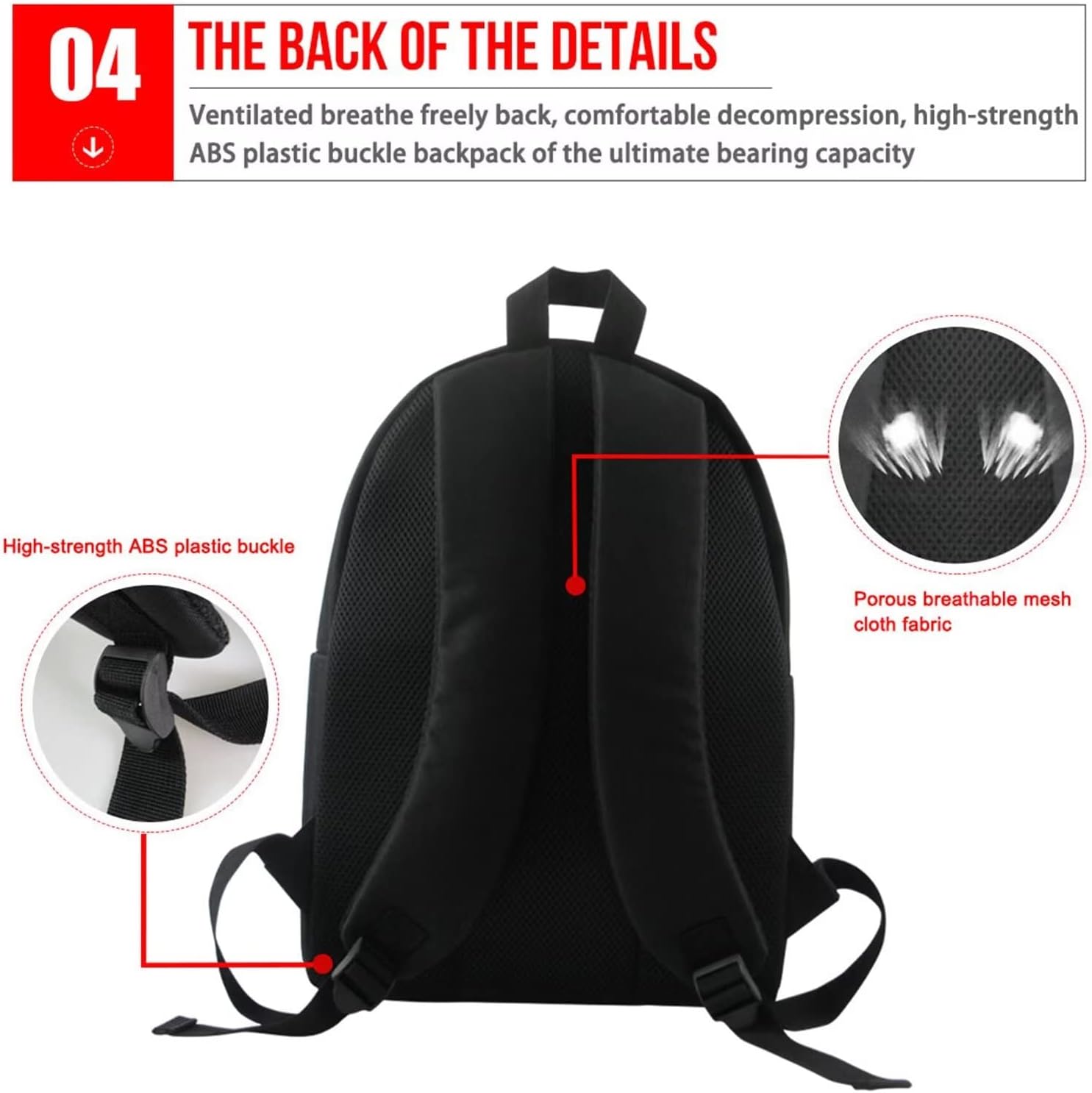 Forchrinse 3Piece Black White Tie Dye Paw Print Kids Backpack School Bookbag Lunch Bag Pencil Case for Boys Girls