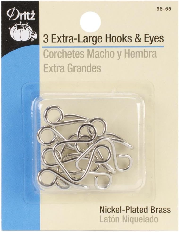 Dritz 9865 Hooks and Eyes, Nickel, 3 Count Amazon.ca Home