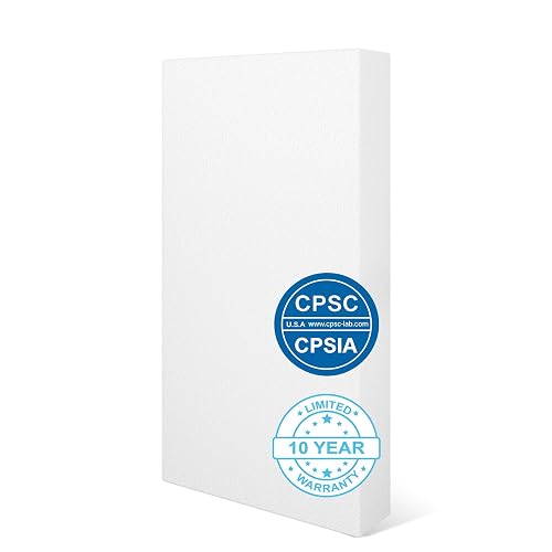 5"x52"x27.5" Premium Crib & Toddler Mattress, Water-Resistant and Removable Machine