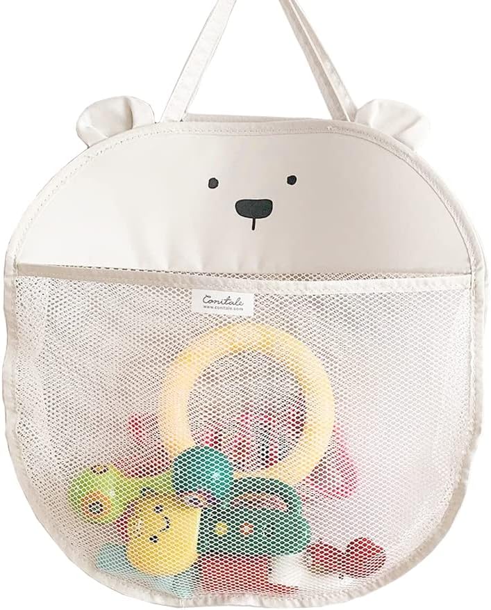 2 PCS Bath Toy Organizer Mesh Bath Toy Storage Bags Bath Toy