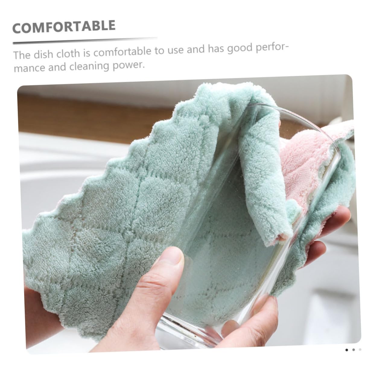 FRCOLOR 3 Series Paño Absorbente para Lavar Platos Paño Redondo De Fibra para Limpiar Platos s De Cocina Toallas para Secar De Cocina De 20 Piezas*3