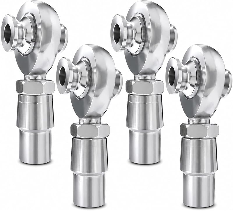 Kit de terminais Heim Joint Joogto 7/8" Chromoly para direção, suspensão e barras de tração – 2 pares