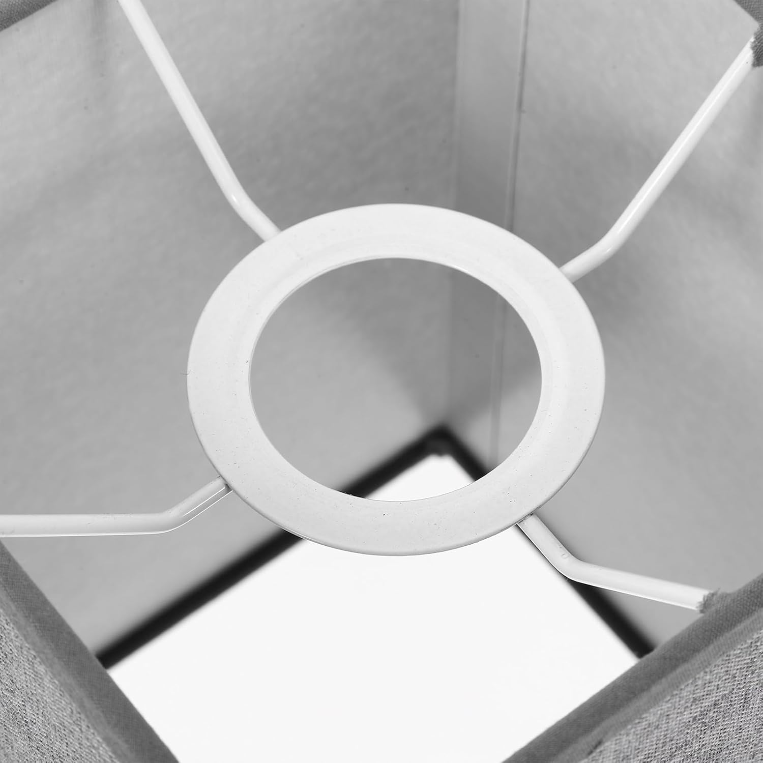 DOITOOL 2pcs Modern Linen Lamp Shade for Bedside Table Wall Light Chandelier Stylish Home Lampshade Replacement Light Shade for Table Lamps Natural Cover