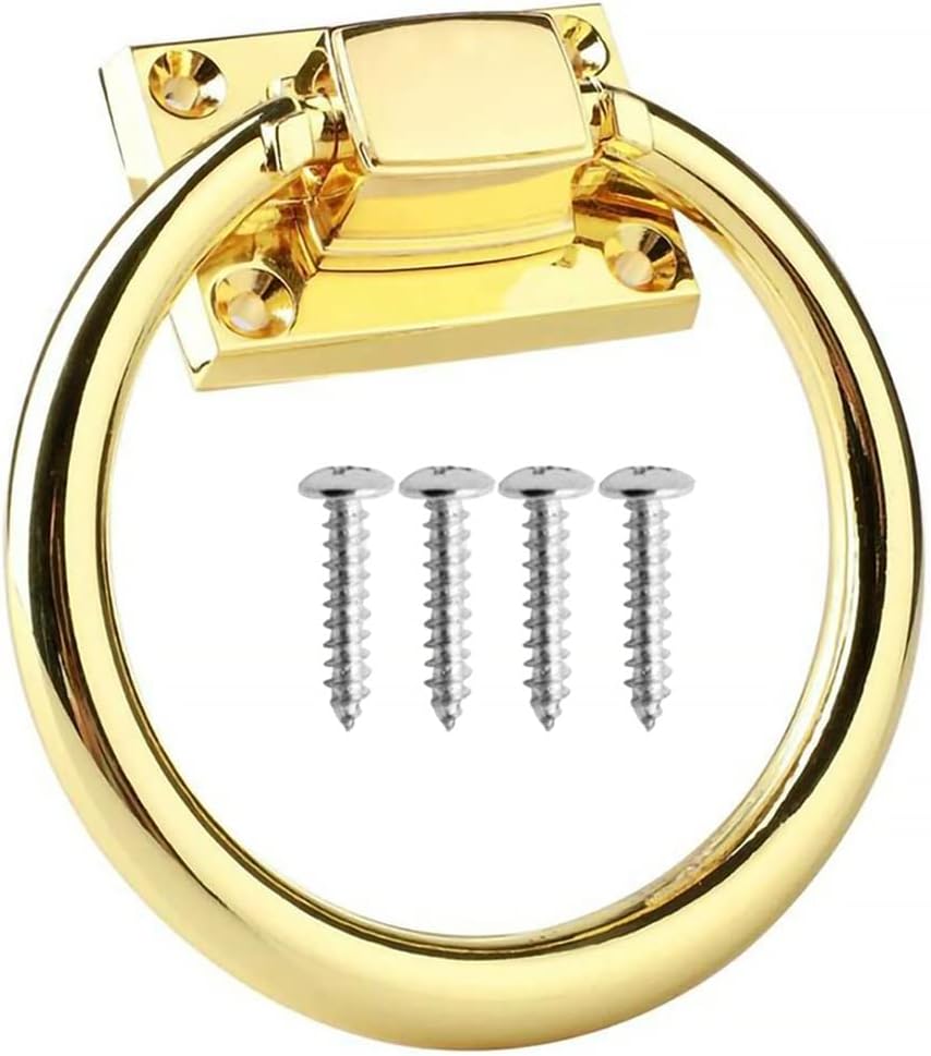 Knocker Stainless Steel Door Knocker Screws Drop Pull for Home Shop Pull Door Hardware