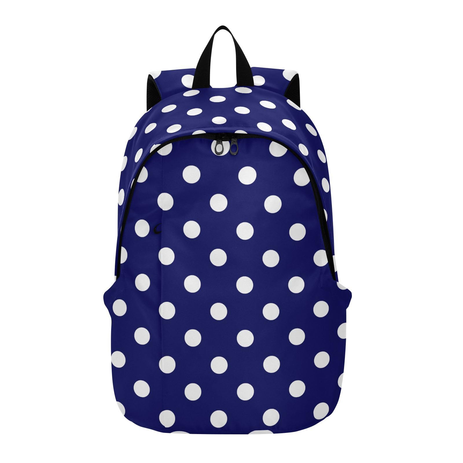 Polka Dot Blue Travel Laptop Backpack for Women Large Work Backpack Lightweight Back Packs Personal Item Gym Bag for Men Work Travel Airplanes