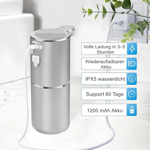 Miniatura 6 de Dispensador automático de jabón líquido para baño y cocina, champú corporal líquido, gel de ducha, dispensador de jabón sin contacto para montaje en
