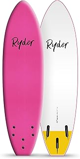 Ryder Surfboards Apprentice Soft Surfboard, Pink, 6 Feet Size