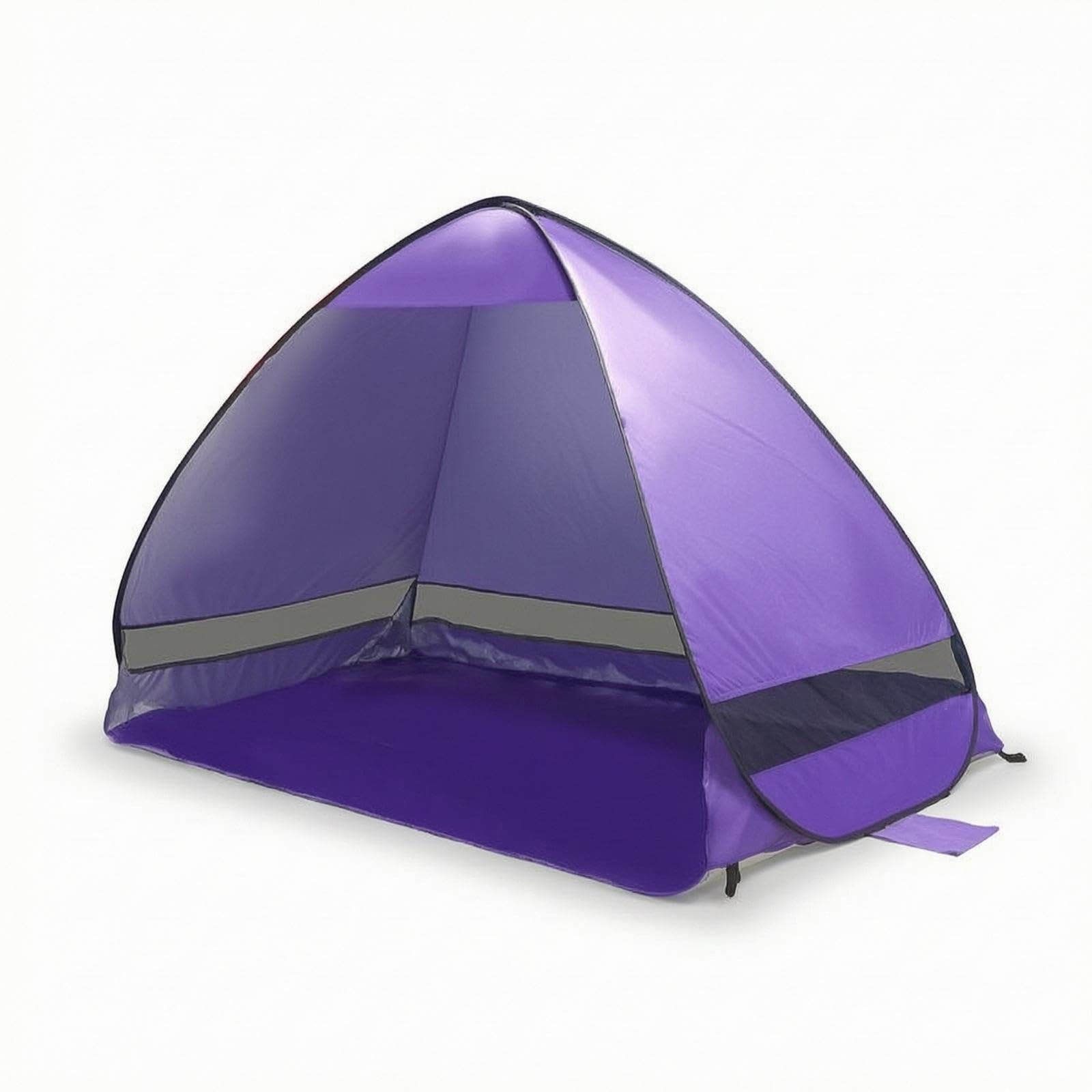 Dome Beach Tent Automatic Self Assembling Beachside Shelter Ventilated Tent for Families, Camping Purple-image-37